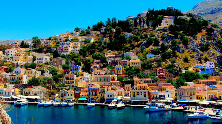 Symi harbour